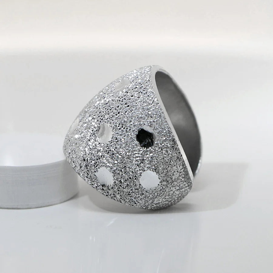 ANELLO IN ALLUMINIO BOMBATO POIS