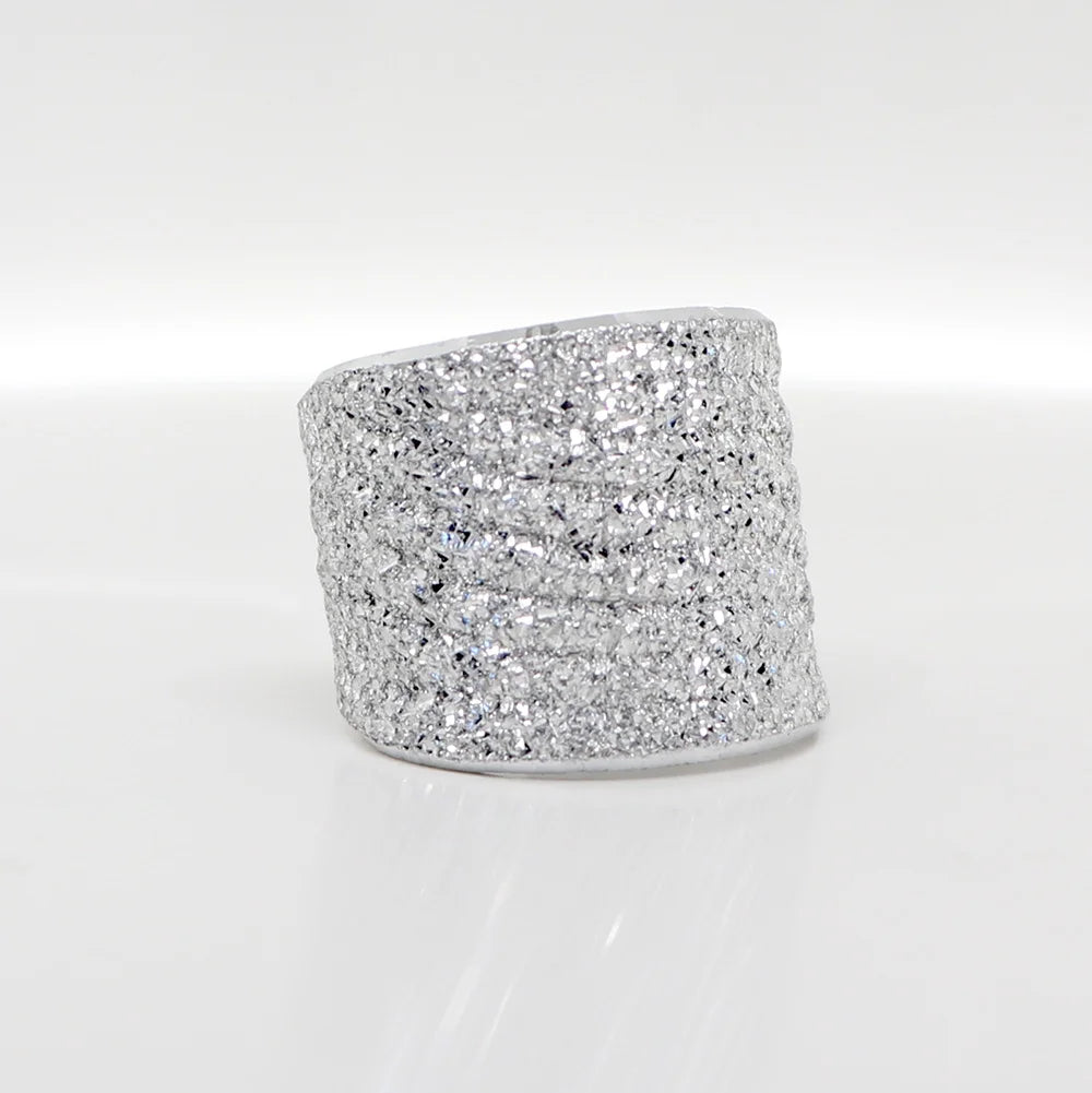 ANELLO IN ALLUMINIO ONDE