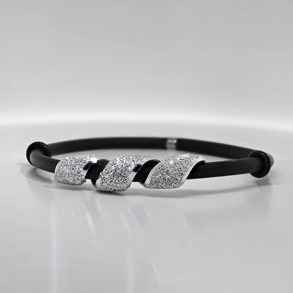 BRACCIALE CAUCCIÙ SPIRALE
