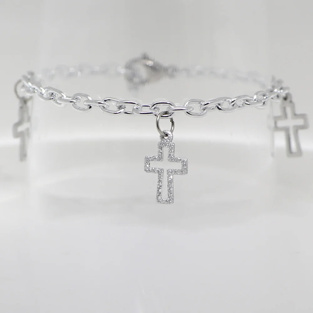 BRACCIALE CHARM CROCI PICCOLE