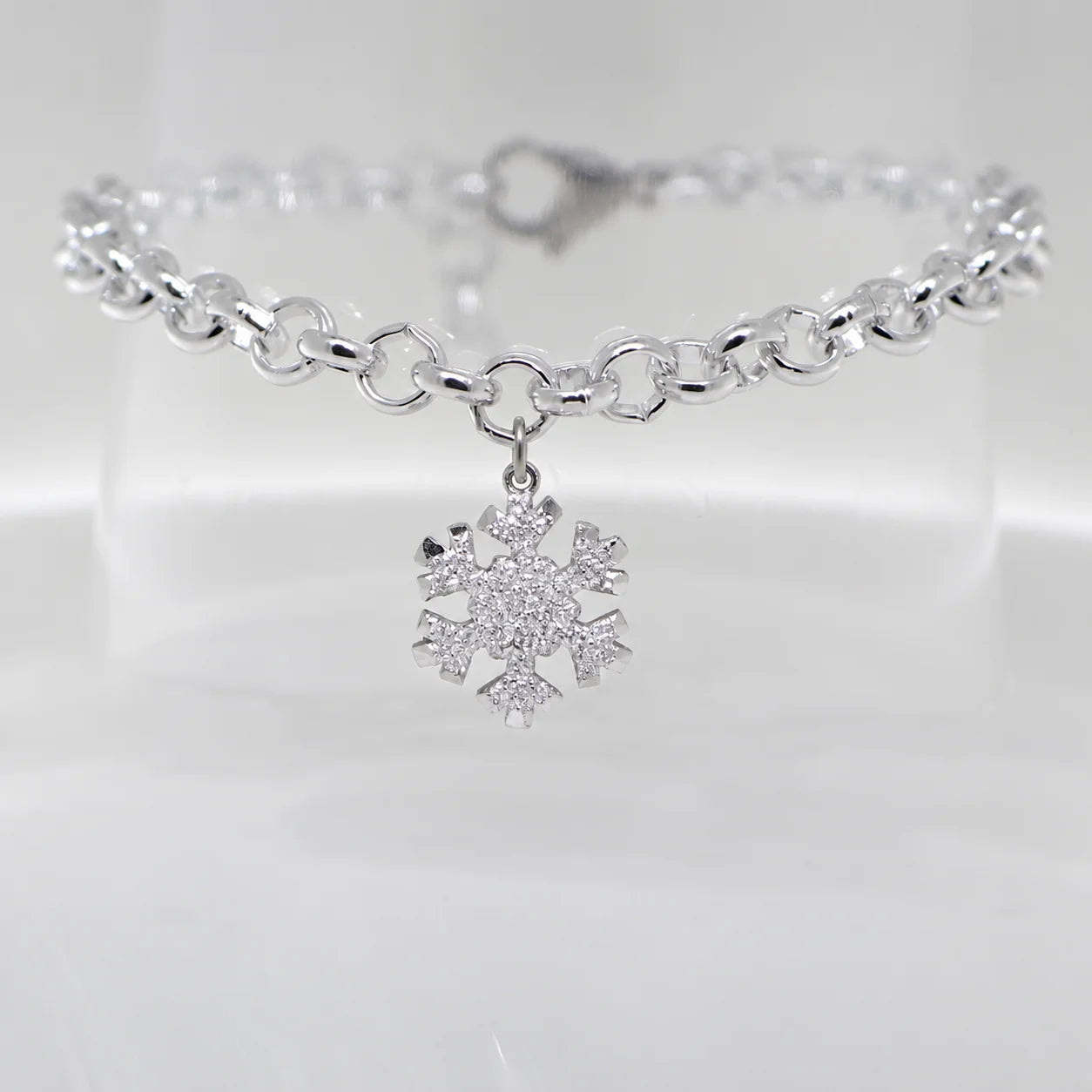 BRACCIALE CHARM FIOCCO DI NEVE