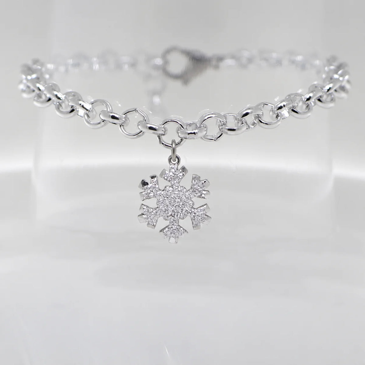 BRACCIALE CHARM FIOCCO DI NEVE