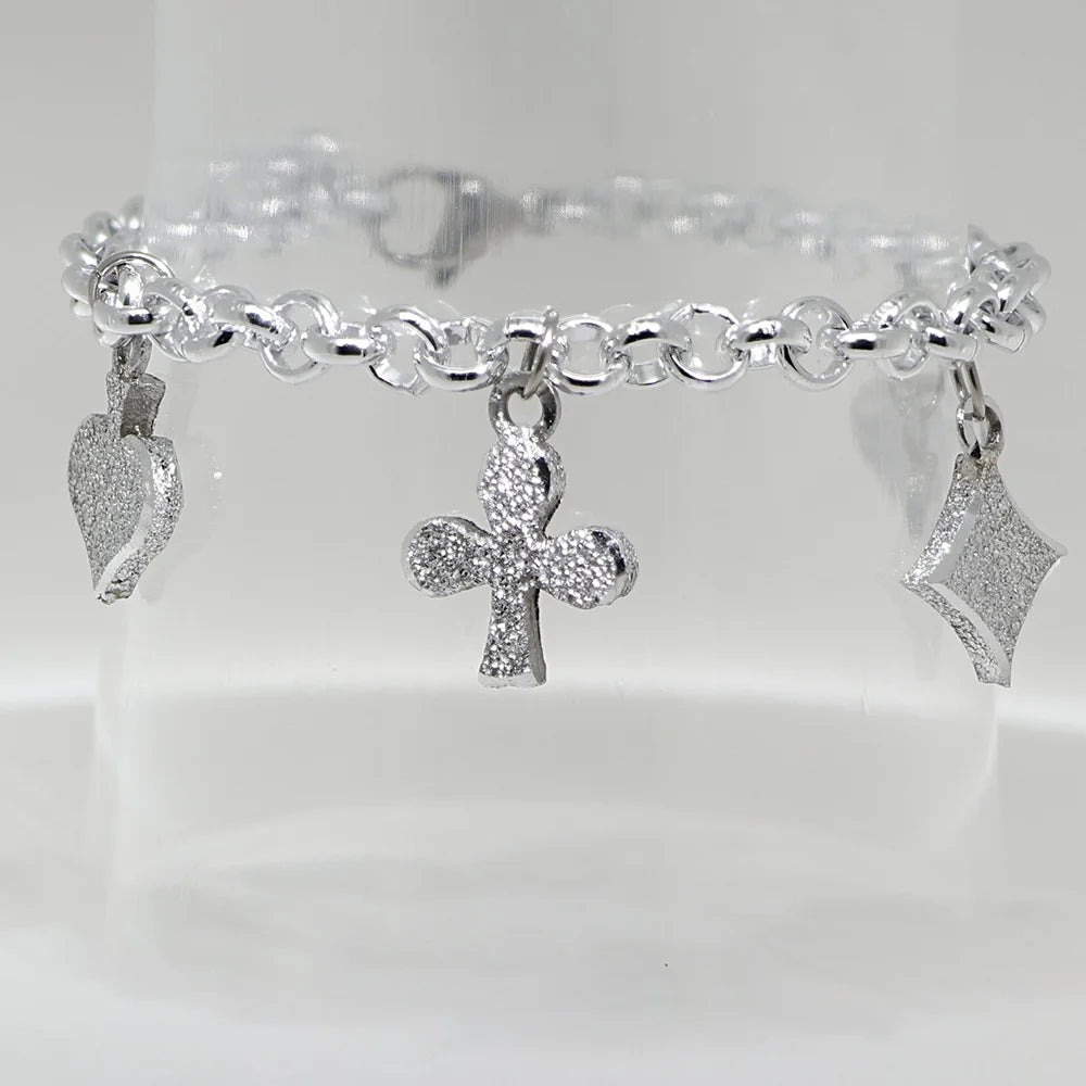 BRACCIALE CHARM SEMI CARTE