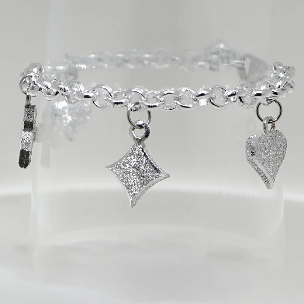 BRACCIALE CHARM SEMI CARTE