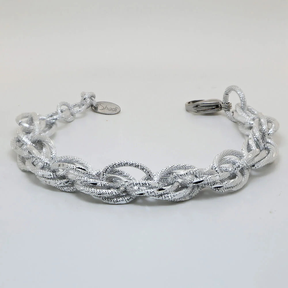 ISMIRA - BRACCIALE IN ALLUMINIO INCISO