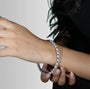 BRACCIALE RIGIDO IN ALLUMINIO TIGRE