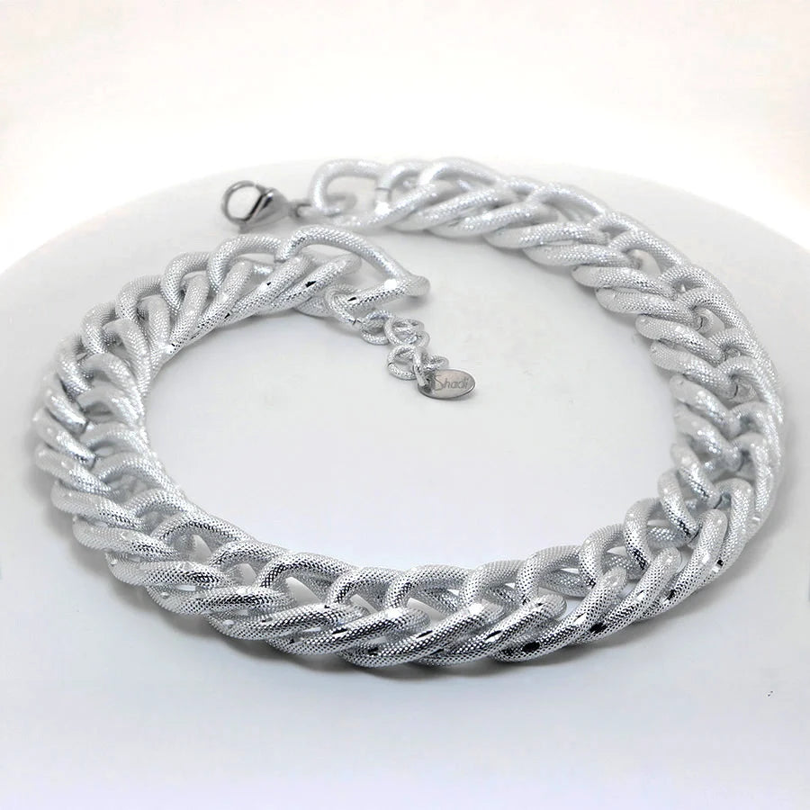 NEVA - BRACCIALE IN ALLUMINIO INCISO