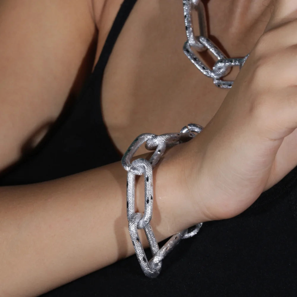 LEYMIR - BRACCIALE IN ALLUMINIO INCISO