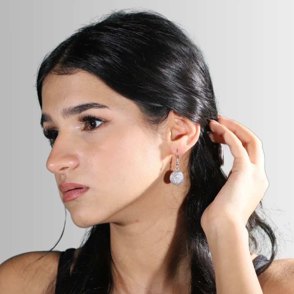 ORECCHINI IN ALLUMINIO SFERA