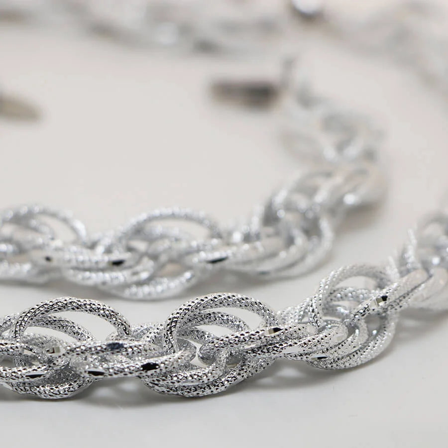 ISMIRA - COLLANA IN ALLUMINIO INCISO