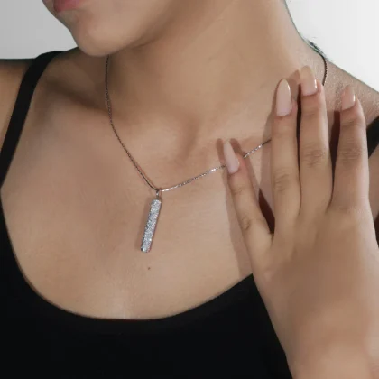 Ciondolo in alluminio Fiammifero : piccolo charm in alluminio inciso | Shadi Bijoux