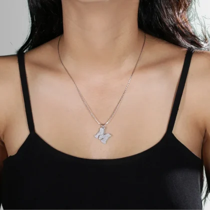 Ciondolo in alluminio Letterina : piccola lettera maiuscola | Shadi Bijoux