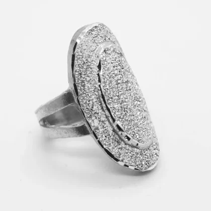 Anello in alluminio Ovale : elegante anello ovale adatto a look classici e moderni | Shadi | shadialfazaa.com