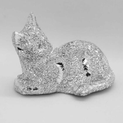 Gatto soprammobile in alluminio inciso : grazioso gatto da appoggio in alluminio. | Shadi | shadialfazaa.com